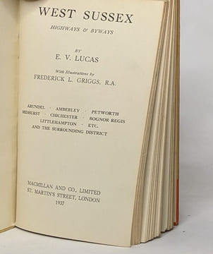 West sussex highways & byways. Lucas E. V