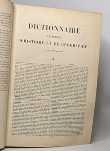 Dictionnaire universel d'histoire et de géographie