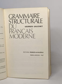 Grammaire structurale du français moderne. galichet georges