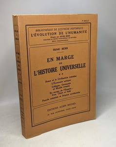 EN MARGE DE L HISTOIRE UNIVERSELLE- TOME 1 ET TOME 2 - L'évolution de l'Humanité