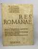Res romanae - 500 versions latines dans leur contexte. Marel Coffigniez Jonneaux