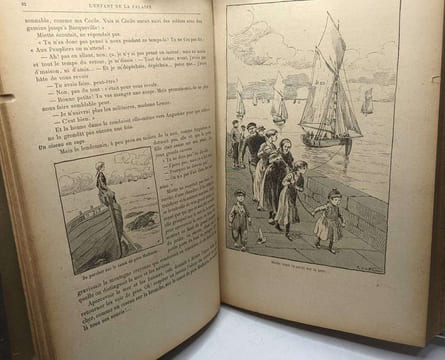 L'enfant de la falaise - illustrations de R. de La Nézière - 4e édition. LATOUCHE Augusta