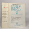 Lot de 2 num&eacute;ros des "Cahiers renaud barrault": n&deg;72 (1970) / n&deg;91 (1976). 