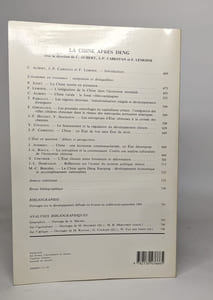 La chine après deng (Rev.Tiers Monde 147)