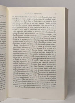 Campagne Dernière. Marc Trillard