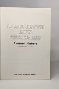 L'assiette aux céréales