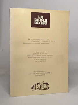 La règle du jeu n°13. Lévy Bernard-Henri