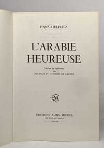L'arabie heureuse