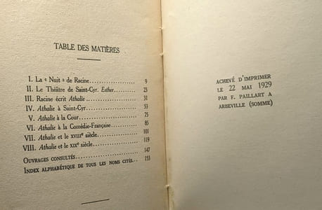 Athalie de racine - collection les grands evenements litteraires