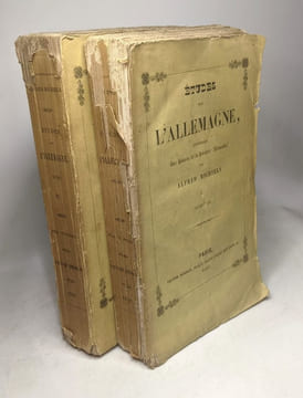 Etudes sur L'ALLEMAGNE renfermant Une histoire de la peinture allemande --- seconde édition 1850. Michiels (Alfred)