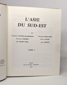 L'asie du sud-est en 2 volumes
