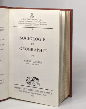 Lot de 5 ouvrages de Pierre George: précis de géographie urbaine / sociologie et géographie / précis de géographie économique / La géographie active / ...