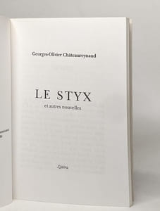 Le Styx: Et autres nouvelles