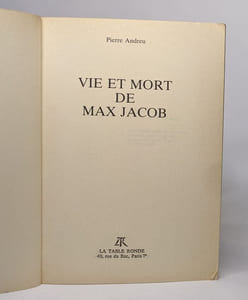 Vie et mort de Max Jacob