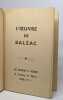 L'oeuvre de Balzac. 