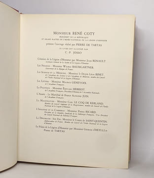 La légion d'honneur. Tartas Pierre De