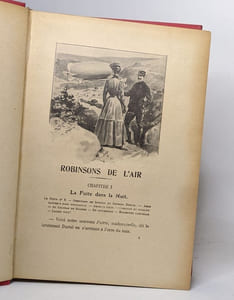 Lot de histoires de Capitain Danrit: Robinsons de l'air / L'aviateur du pacifique