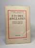 Études anglaises. Maurois André