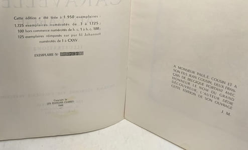 Caravelles au large - illustrations de Jean Dornier - Exemplaire numéroté 792