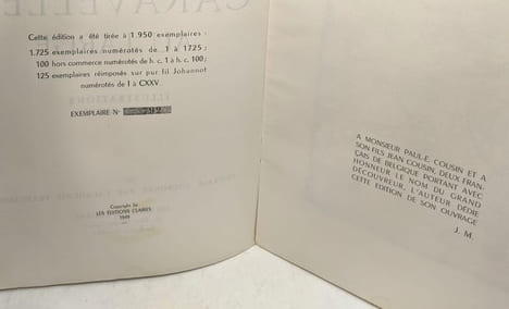 Caravelles au large - illustrations de Jean Dornier - Exemplaire numéroté 792. Mauclère Jean