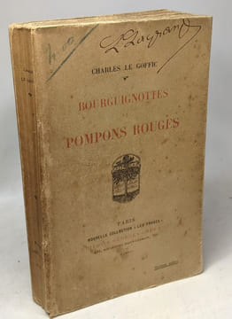 Bourguignottes et pompons rouges Charles. Le Goffic