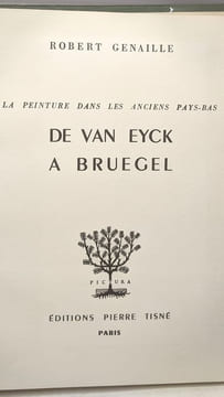 La peinture aux anciens pays bas / de Van Eyck à Bruegel / reproductions couleurs contrecollées. Genaille Robert