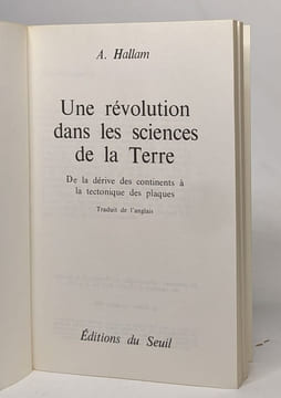 Une révolution dans les sciences de la terre. Hallam A