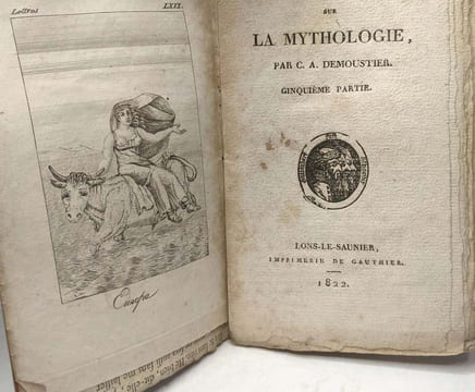 Lettres à émilie sur la mythologie - Parties 1 3 et 5. Demoustier