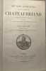 Oeuvres complètes de M. Le Vicomte de Chateaubriand - TOME CINQUIEME - essai sur la littérature angloise - le paradis perdu mélanges littéraires ...