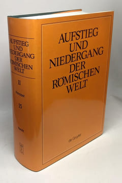 PRINCIPAT band.15 - Recht (Methoden Schulen Einzelne Juristen) - Aufstieg und Niedergang der römischen Welt. Temporini Hildegard