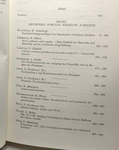 PRINCIPAT band.15 - Recht (Methoden Schulen Einzelne Juristen) - Aufstieg und Niedergang der römischen Welt