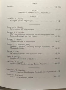 PRINCIPAT Bd.13 Recht (Normen Verbreitung Materien) - Aufstieg und Niedergang der römischen Welt