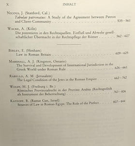 PRINCIPAT Bd.13 Recht (Normen Verbreitung Materien) - Aufstieg und Niedergang der römischen Welt