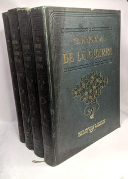 Panorama de la guerre - TOMES 4-5-6-7 (La Victoire supplément au Panorama de la guerre précédé de l'Allemagne vaincue -. Levêque Henri Colonel Rousset