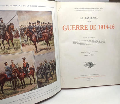 Panorama de la guerre - TOMES 4-5-6-7 (La Victoire supplément au Panorama de la guerre précédé de l'Allemagne vaincue -. Levêque Henri Colonel Rousset