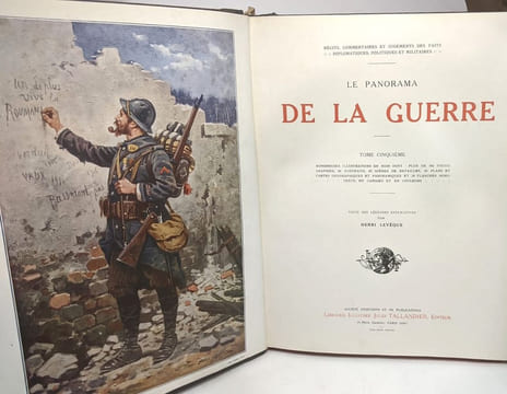 Panorama de la guerre - TOMES 4-5-6-7 (La Victoire supplément au Panorama de la guerre précédé de l'Allemagne vaincue -. Levêque Henri Colonel Rousset