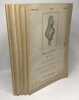 Bulletin de la société préhistorique française - année 1960 -TOME LVII - Fascicules:1-2 + 3-4 + 5-6 +7-8 +9-10+. Collectif