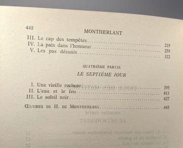 MONTHERLANT ou L'Homme Encombré De Dieu : Avec Des Remarques Par Henry De Montherlant