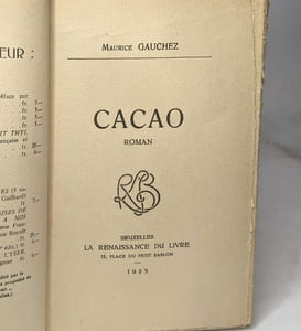 Cacao - édition 1925