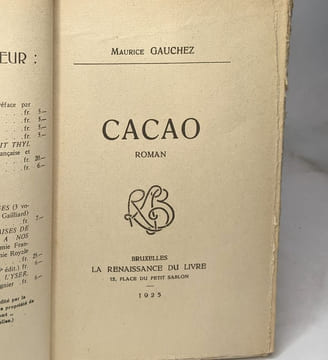 Cacao - édition 1925. Gauchez Maurice