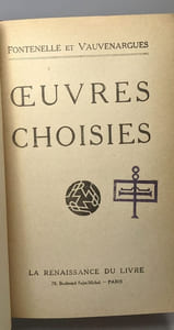 Oeuvres choisies Collection Tous les chefs d'oeuvre de la littérature française