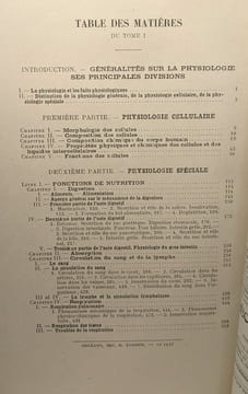 Traité élémentaire de physiologie - TOME 1 & 2. Gley (E.)