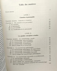 La caracterologie a l'age scientifique essai sur les methodes et les limites de la caracterologie