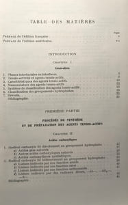 Chimie et Technologie des agents tensio-actifs