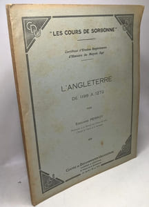 L'Angleterre de 1199 à 1272 / Les cours de la Sorbonne