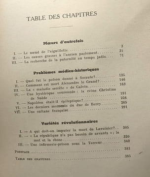 Les Indiscrétions de l'Histoire - troisième série - Moeurs d'autrefois; Problèmes médico-historiques + Variétés révolutionnaires. Cabanès Docteur