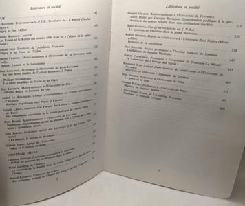 Littérature et société : recueil d'études en l'honneur de Bernard Guyon