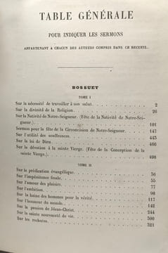 Instructions choisies des grands prédicateurs sur les épitres et les évangiles des dimanches et fêtes - TOME QUATRIEME - Bossuet Bourdaloue Massillon ...