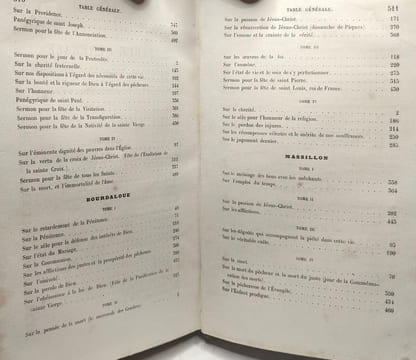 Instructions choisies des grands prédicateurs sur les épitres et les évangiles des dimanches et fêtes - TOME QUATRIEME - Bossuet Bourdaloue Massillon ...
