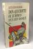 Don Quichotte ou Le roman d'un juif masqué - essai. Ruth Reichelberg